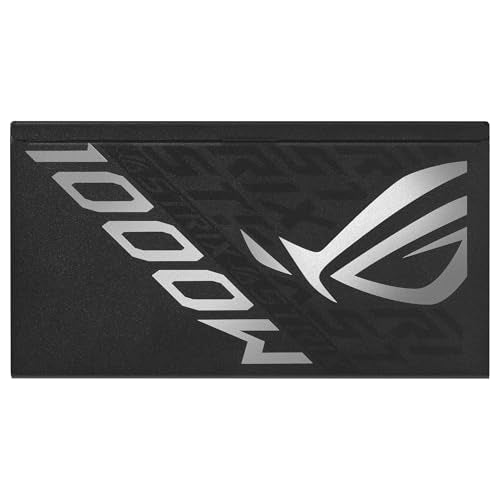 ASUS ROG Strix 1000W Platinum - Fuente de alimentación Totalmente Modular, 80 Plus Platinum, ATX 3.1, Cybenetics Lambda A+, GAN MOSFET, GPU-First Intelligent Voltage Stabilizer, 10 años de Cobertura