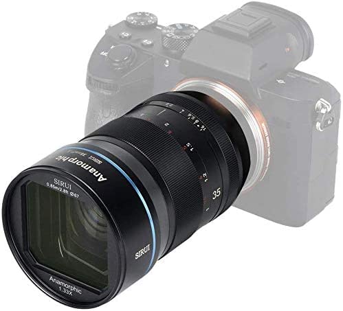 SIRUI Lente Anamórfica F1.8 APS-C de 35mm Compatible para Panasonic/Olympus Macro M4/3 de Montaje como E-M1X E-M1 Mark III E-M5, G100KGK-K G100VGK-K G100MGK-K G95GK