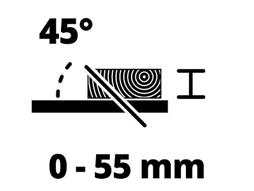Einhell Sierra de mesa circular TE-TS 315 U (máx. 2200 W, prolongación de mesa plegable, Ø315 x ø30 mm hoja, hoja de sierra inclinable 45°, incl. barra corredera, bloque corredera y herramienta)