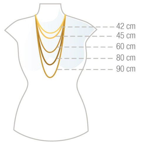Pandora 570114MX1-16 - Collar de oro amarillo de 18 quilates