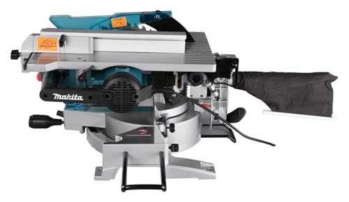 Makita LH1201FL - Sierra ingletadora 1650 W con mesa de 305 mm, sierra circular 3800 Rpm