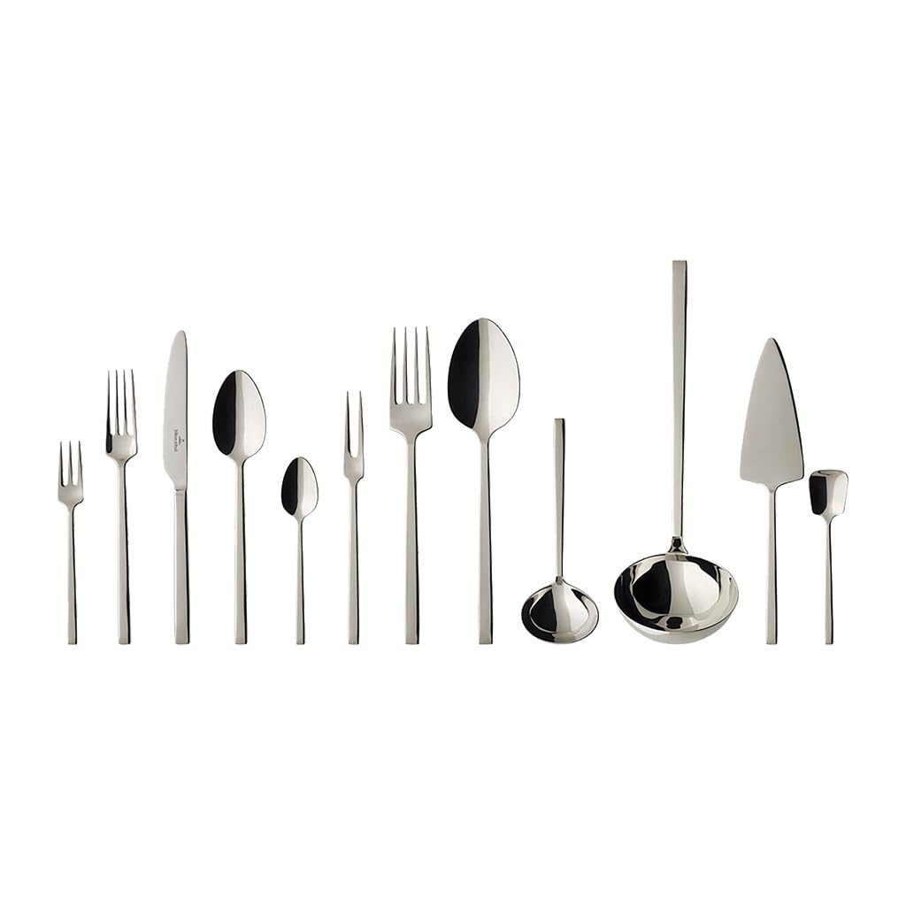 Villeroy & Boch La Classica Cubertería para hasta 12 personas, 70 piezas, Acero inoxidable
