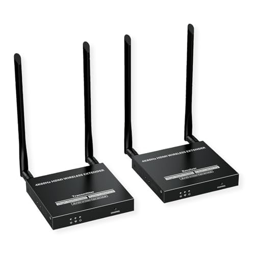 VALUE Kit inalámbrico HDMI 4K (TX+RX) Emisor y Receptor HDMI hasta 50 m