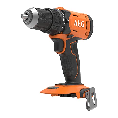 AEG BSB18G4-402C - Taladro de percusión (18 V, 60 Nm, mandril de 13 mm, 2 velocidades, incluye 2 baterías de 4 Ah, cargador, estuche