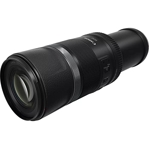 Canon Objetivo RF 600 mm F11 IS STM - Lente Teleobjetivo, Ideal para Detalles Lejanos, tamaño Compacto, Nítido y sin trpidación con estabilizador óptico 5 Pasos, Compatible con Sistema EOS R, Negro