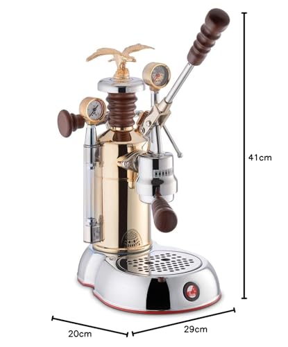 La Pavoni LPLESC01EU, Maquina de espresso Esperto Competente, Chrome/or