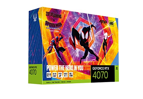 ZOTAC GeForce RTX 4070 AMP Airo Spider Man