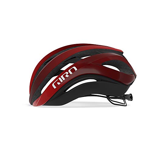 Giro - Aether MIPS - Casco de Carretera, Aether MIPS, Unisex Adulto, Color Mate Rojo Brillante/Oscuro., tamaño Large/59-63 cm