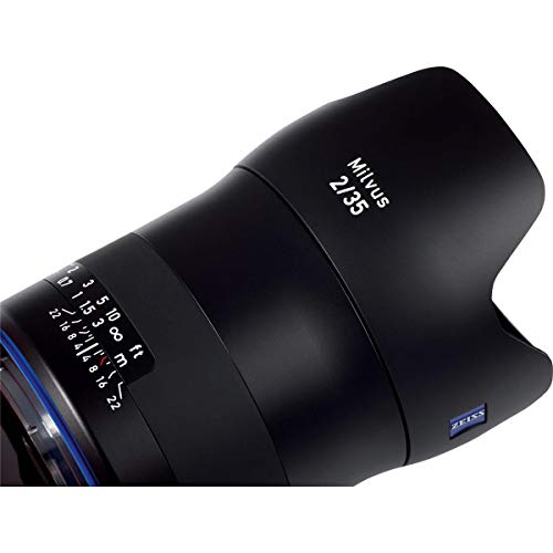 Zeiss Lente Milvus ZE F2 de 35 mm - Ajuste Canon