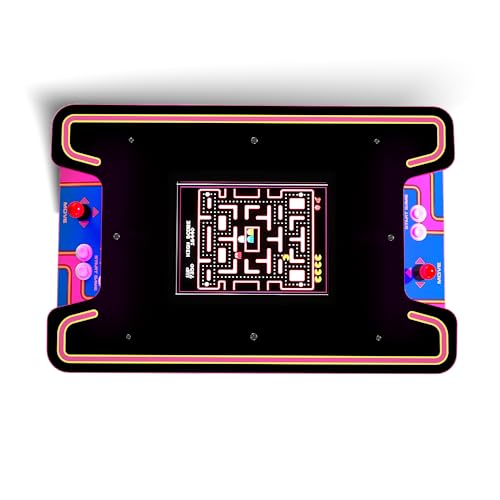 ARCADE 1 Up Ms. Pac-Man Head-to-Head Table Black
