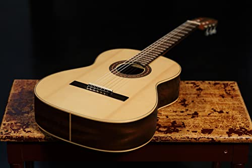 Ortega R210 - Guitarra clásica (picea, tamaño 4/4), color natural