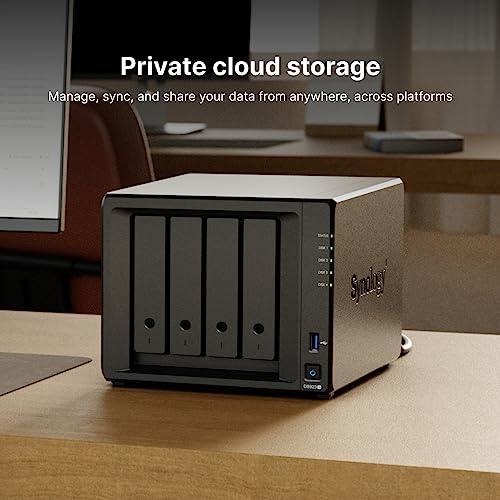Almacenamiento en Red NAS Synology DS923+ Dual Core Negro