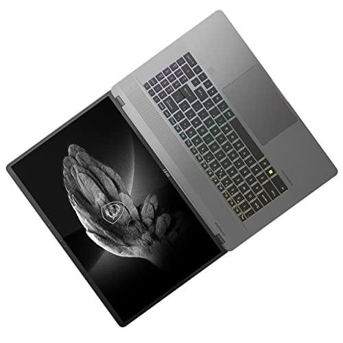 MSI Creator Z17 A12UHT-034ES - Ordenador portátil 17" QHD+ (Intel Core i9-12900H, 32 GB RAM, 2TB SSD, GeForce RTX 3080-8GB, Windows11 Pro High-End Standard Version) Lunar Gray, Per-Key RGB Keyboard