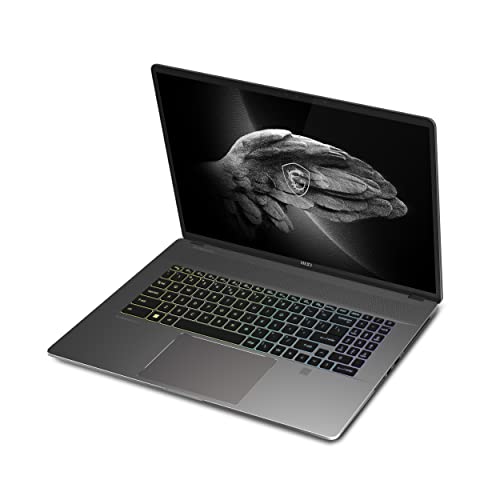 MSI Creator Z17 A12UHT-034ES - Ordenador portátil 17" QHD+ (Intel Core i9-12900H, 32 GB RAM, 2TB SSD, GeForce RTX 3080-8GB, Windows11 Pro High-End Standard Version) Lunar Gray, Per-Key RGB Keyboard