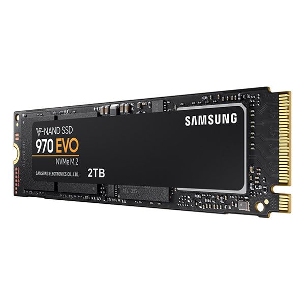 Samsung 970 EVO unidad de estado sólido M.2 2000 GB Serial ATA III 3D MLC NVMe - Disco duro sólido (2000 GB, M.2, 3500 MB/s)