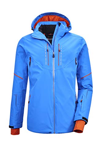 Killtec Kuopio MN Ski Jckt A Chaqueta Funcional con Capucha Desmontable y paranieves, Hombre, Azul Celeste, XXX-Large