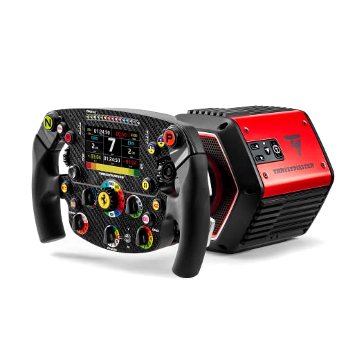 Thrustmaster T818 Ferrari SF1000 Simulator, Volante de Carreras Force Feedback Direct Drive para PC, con Licencia Oficial de Ferrari