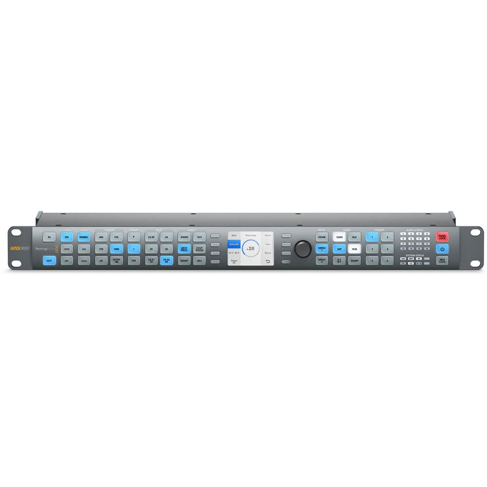 Blackmagic Design Teranex AV Active video converter - Conversor de vídeo (3840 x 2160 Pixeles, 525i,625i,720p,1080i,1080p,2160p, Active video converter, Gris, 100 - 240 V, 50/60 Hz)
