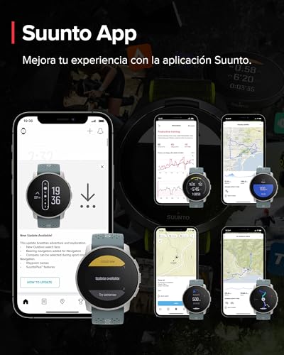 Suunto 9 Peak Reloj deportivo GPS con batería de larga duración y medición de frecuencia cardiaca en la muñeca
