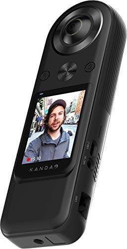 KANDAO QooCam 8K Enterprise con cámara de Vista Completa HDMI para transmisión en Vivo, Video de vlogging y Foto de Vista Completa con F2.0 1/1.7 con cámara Digital Compatible con 5G