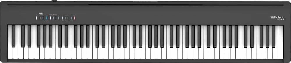 Piano digital Roland FP-30X — El piano portátil superpopular, mejorado (negro)