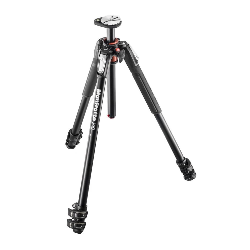 Manfrotto MT190XPRO3 - Trípode de Aluminio con 3 Secciones, sólo Patas, Negro