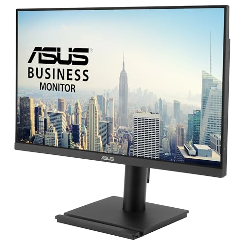ASUS VA249QGS Monitor Profesional de 24 Pulgadas, IPS, Full HD, sin Marco, 120Hz, Adaptive-Sync, MPRT de 1ms, HDMI, DisplayPort, VGA, luz Azul Baja, antiparpadeo, diseño ergonómico, Montaje en Pared
