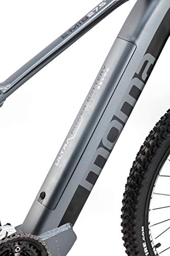 Moma Bikes Bicicleta Electrica, EMTB-27.5", Suspension Delantera, Shimano 24v, Frenos de Disco Hidraulicos, Bateria Integrada y extraíble Litio 48V 13Ah (Varias Tallas)