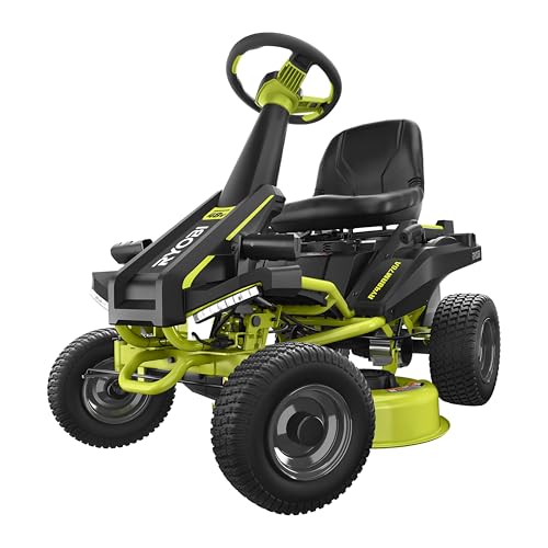RYOBI – Bandeja de Recogida de 220 L + Lote de 2 Cuchillas de Repuesto 38 cm (Especial Recogida) para Riders con batería RY48RM76A, RY48RM76AD2C – RAC455