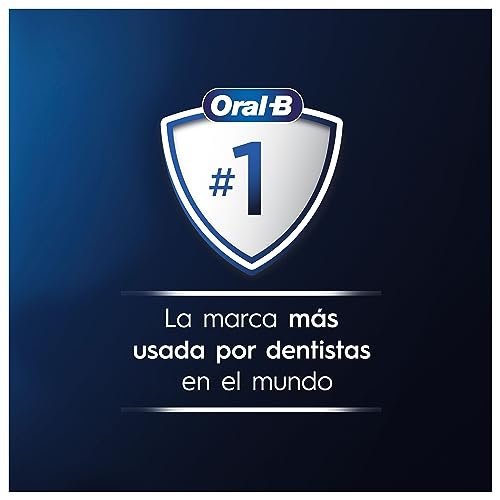 Oral-B iO 10 Cepillo de Dientes Eléctrico Negro, + 1 Cabezal y 1 Estuche Cargador de Viaje, Diseñado por Braun