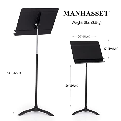 Con función de atril afinación Manhasset (6 unidades) - negro