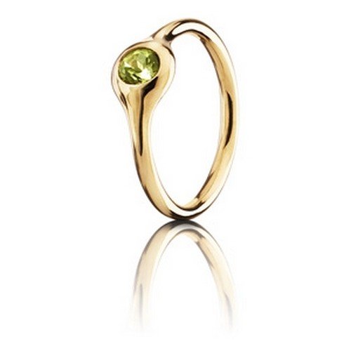 Pandora 970103PEA-56 - Anillo de oro blanco de 18 quilates, talla 16 (17,84 mm)