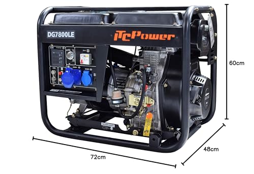 ITCPower DG7800LE Generador Diésel Monofásico