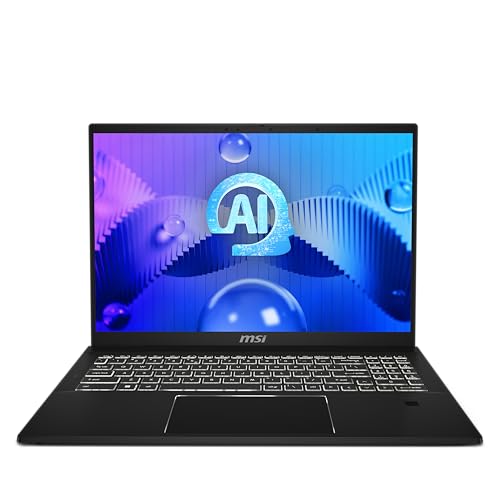 MSI Summit E16 AI Studio A1VETG-016ES Ordenador Portátil Táctil 16" 16:10 QHD+ 165Hz (Intel Core Ultra 7 155H, 32GB RAM, 1TBB SSD, RTX 4050-6GB, Windows 11 Home Advanced) Ink Black, QWERTY Español