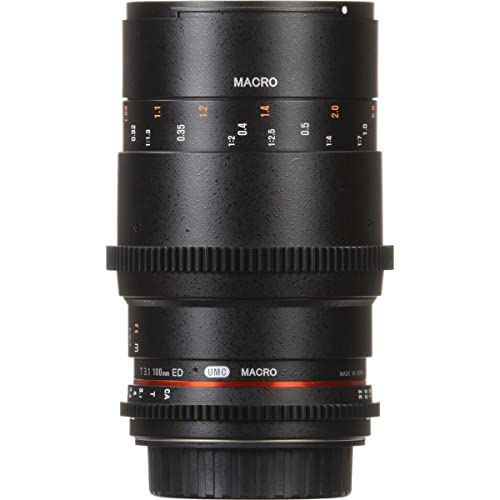 Rokinon Lente Macro T3.1 Cine DS de 100 mm para MFT