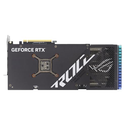 ASUS ROG Strix GeForce RTX 4070 Super - Tarjeta gráfica Gaming (PCIe 4.0, 12 GB GDDR6X, DLSS 3, HDMI 2.1a, DisplayPort 1.4a, Placa Posterior masiva ventilada, Sensor de Potencia, Aura Sync)