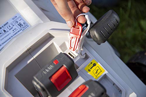 IKRA cortacésped Mulching ICM 2/2037, Incl. 2X batería y Doble Cargador rápido