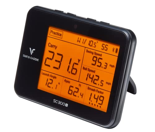 VOICE CADDIE Monitor de lanzamiento de golf portátil Voice Sc300I (2021)