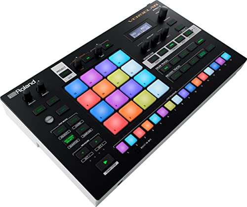 Roland VERSELAB MV-1, estudio de producción de canciones profesional con sonidos ZEN-Core para compositores y cantantes. Pads 4x4 y secuenciador por pasos TR-REC para baterías