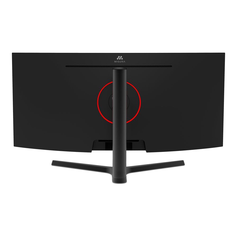 MISURA | Monitor Gaming 34" Curvo | 165 Hz | UW QHD, 21:9 | 1ms | HDR | FreeSync, GSync, Overdrive, Flicker Free | HDMI*2, DP | 4000:1 | Pip & PBP | Luz de respiración RGB | VESA - EG34RWA
