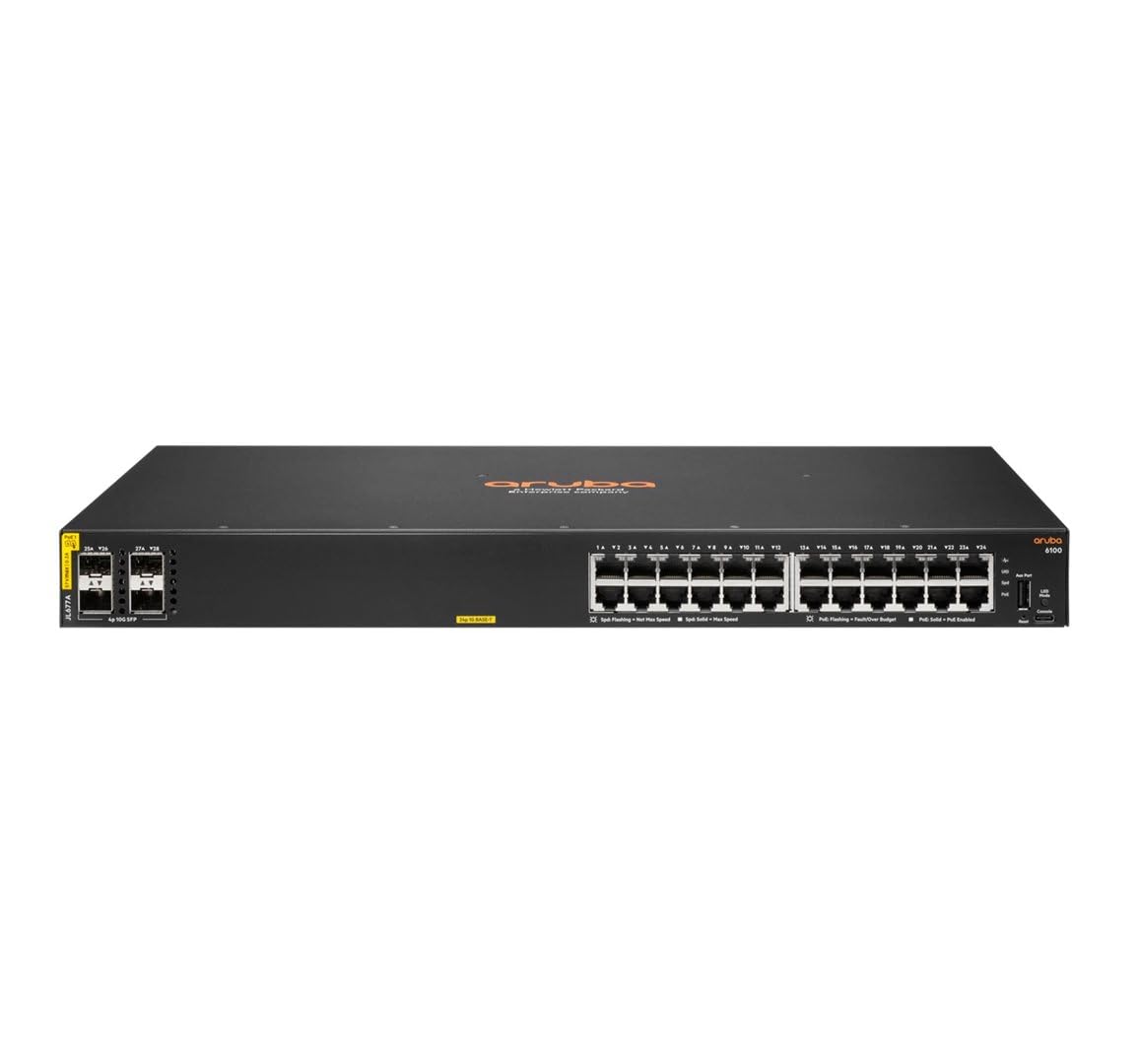 HPE Aruba 6100 24G CL4 4SFP+ SWCH CPNT