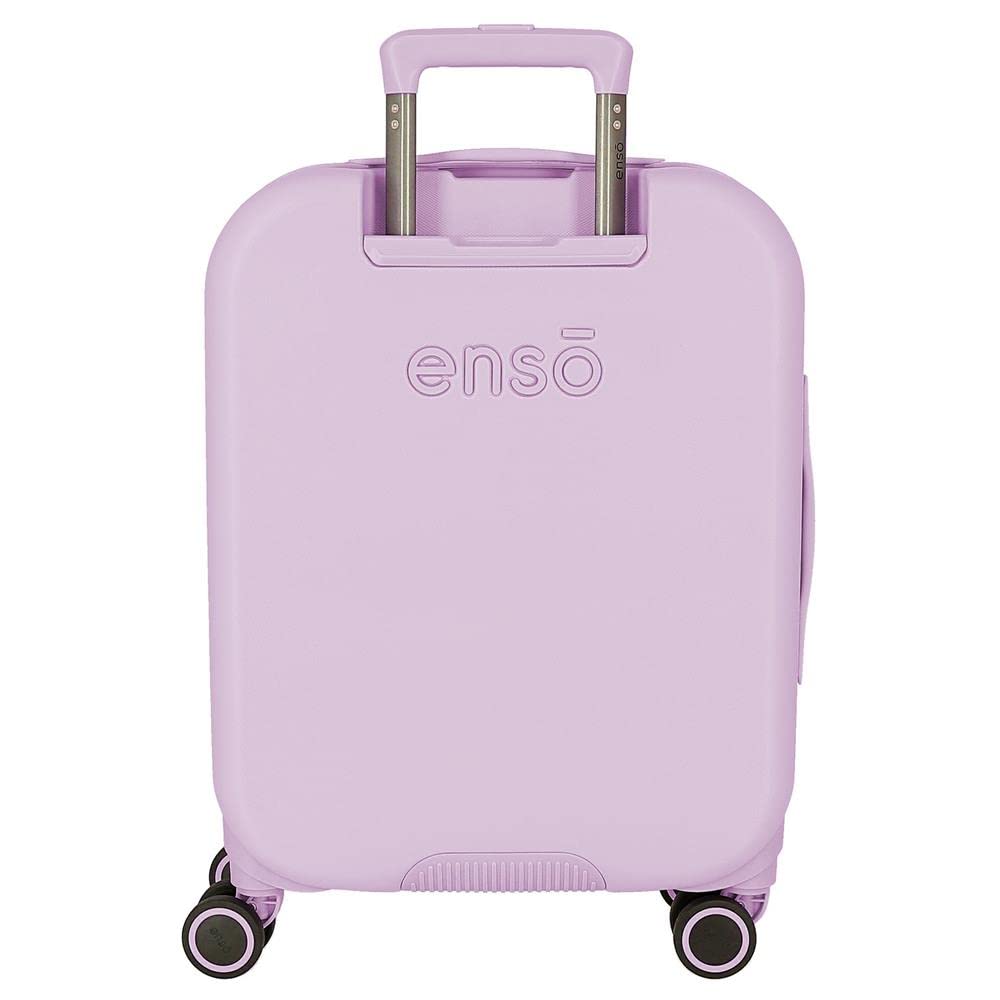 Joumma Disney Playful Maleta de Cabina Lila 40x55x20 cms Rígido 2,74 kgs Cierre TSA Integrado ABS 2,74 kgs 37L Extensible Equipaje de Mano