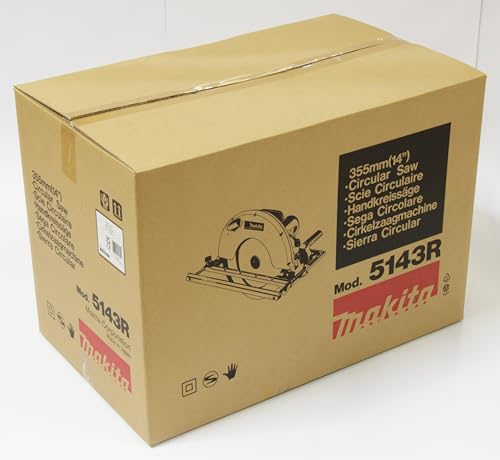 Makita 5143R - Sierra Circular (2200W, 2700 Rpm, Diámetro de sierra 355 mm/30 mm, Negro/Azul)
