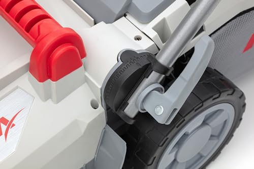 IKRA cortacésped Mulching ICM 2033 con 2X batería y Cargador, Ahorro de Espacio, Superficies de césped de hasta 150m²