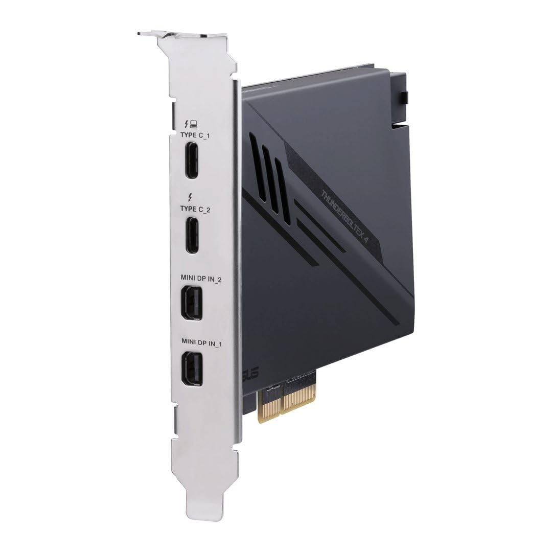 ASUS ThunderboltEX 4 – Adaptador Thunderbolt – PCIe 3.0 x4 – Thunderbolt 4 x 2, 90MC09P0-M0EAY0