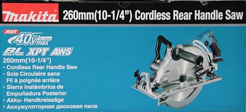 Makita RS002GZ Cordless Circular Saw 260mm 40VMAX XGT (sin batería, sin cargador)