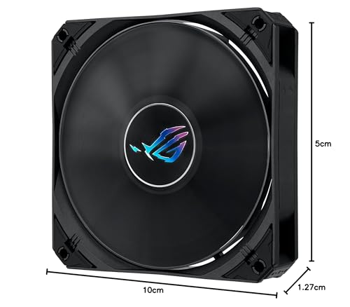 ROG Strix LC III 360 - Refrigerador líquido AiO con Bloque de Agua Giratorio 360°, Bomba Gen7 v2 de Asetek, Ventiladores ROG de Primera Calidad y más de 10 Efectos de iluminación Aura Personalizados