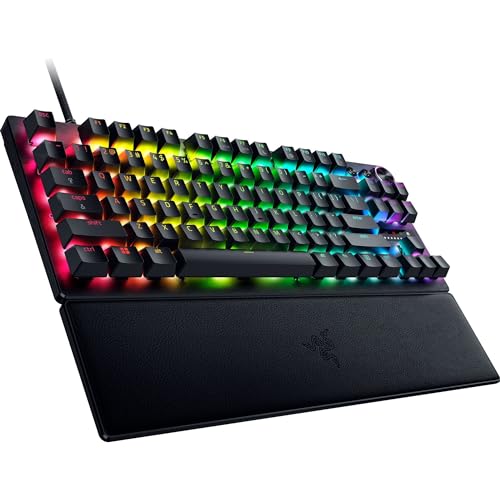 Razer Huntsman V3 Pro TKL - A Teclado óptico analógico para Esports (Modalità Attivazione Rapida, Dial Digital multifunción y Botones de Control específicos) US-Layout | Negro