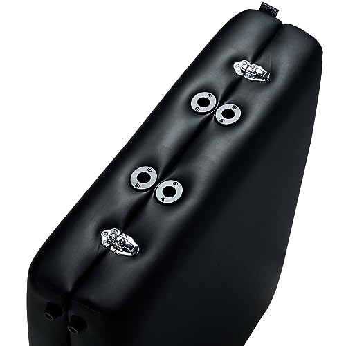 Master Massage Banco de Masaje portátil Plegable con cojín Musical, Negro, 71 cm