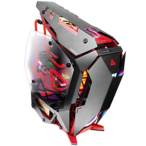 Antec Torque Computer Case Midi-Tower - Caja de Ordenador (PC, Aluminio, Negro, Rojo, ATX,EATX,ITX,Micro ATX, Juego)
